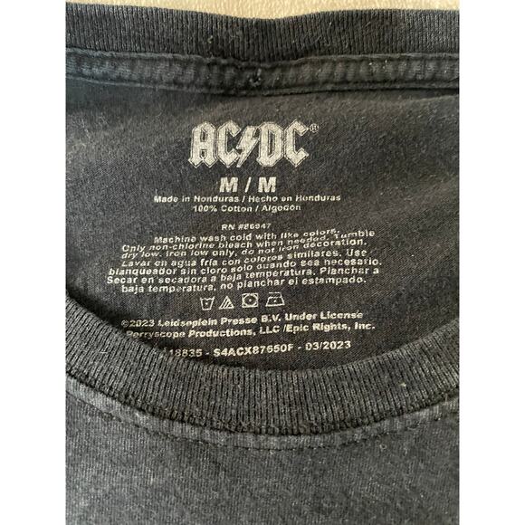 AC/DC 2000 Stiff Upper Lip Tour T-Shirt Black M - Picture 7 of 7